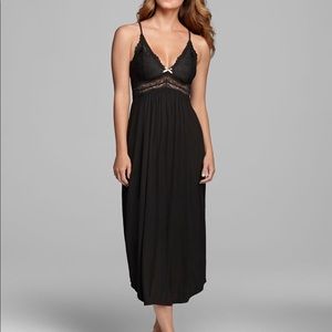 Eberjey Collette Long Gown- Black